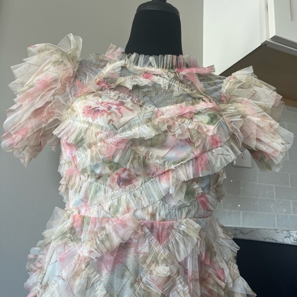 Pink Cap Sleeve Maxi Dress - Picture 11 of 13